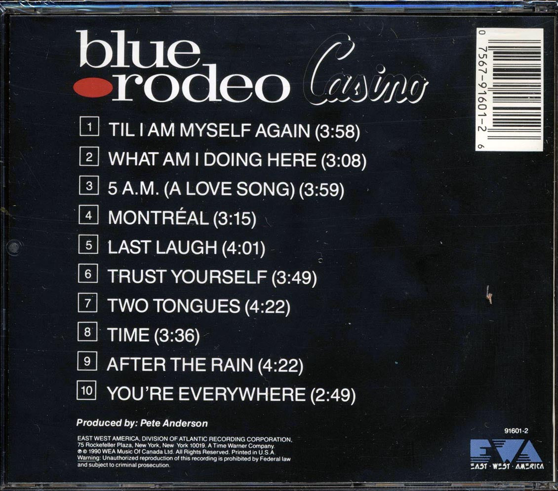 Blue Rodeo - Casino Music CD