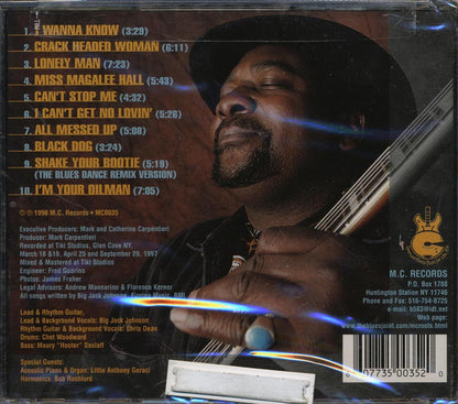 Big Jack Johnson & The Oilers - All The Way Back Music CD