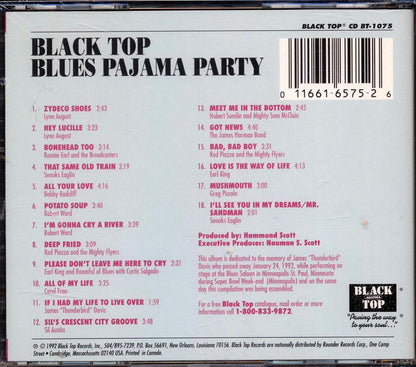 Lynn August, Snooks Eaglin, Robert Ward, Etc. - Black Top Blues Pajama Party Music CD
