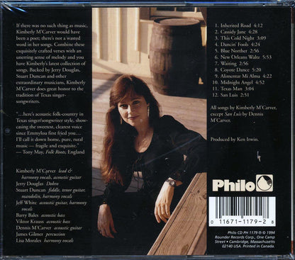 Kimberly M'Carver - Inherited Road Music CD