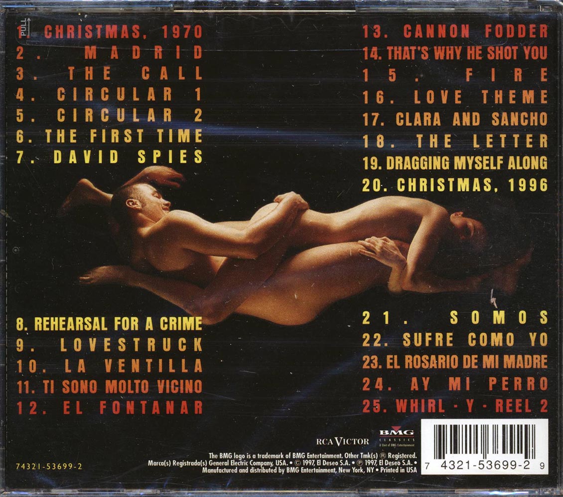 Alberto Iglesias - Live Flesh Music CD