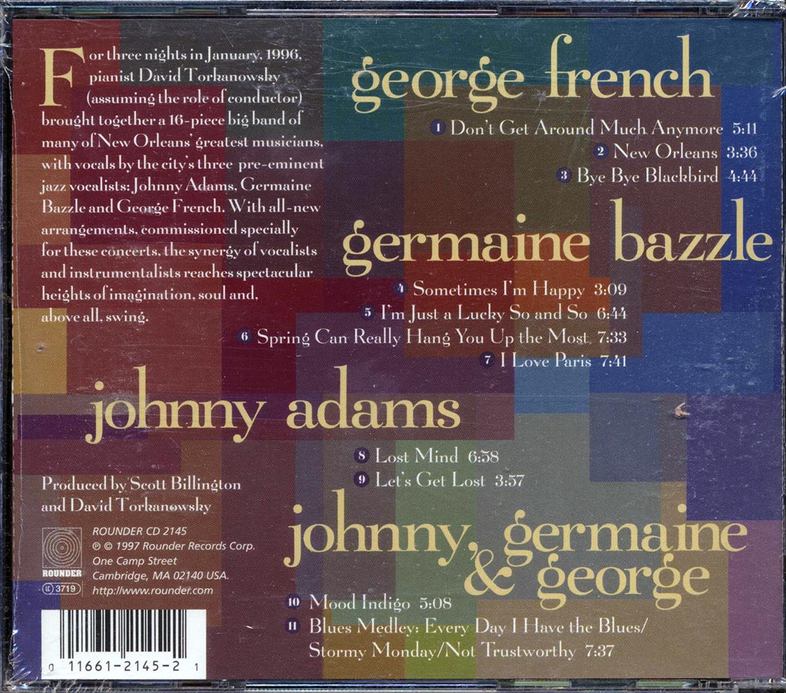 The New Orleans CAC Jazz Orchestra, Johnny Adams, Germaine Bazzle, George French - Mood Indigo Conducted By David Torkanowsky Music CD