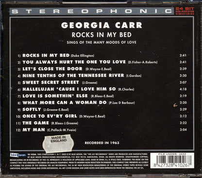 Georgia Carr - Rocks In My Bed: Sings Of The Many Moods Of Love Music CD