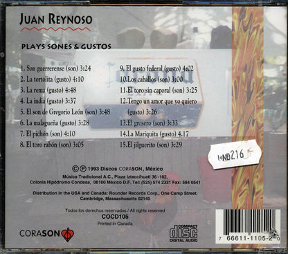 Juan Reynoso - Paganini Of The Mexican Hot Lands (marked/ltd stock) Music CD