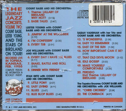 Count Basie - Count Basie And The Stars Of Birdland On Tour: Topeka Kansas 1955 Music CD