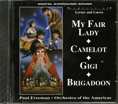 Paul Freeman, Orchestra Of The Americas - Aspects Of My Fair Lady, Camelot, Gigi, Brigadoon (marked/ltd stock) Music CD
