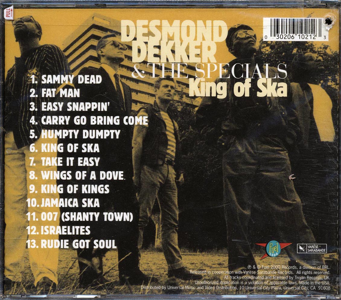 Desmond Dekker & The Specials - King Of Ska (marked/ltd stock) Music CD