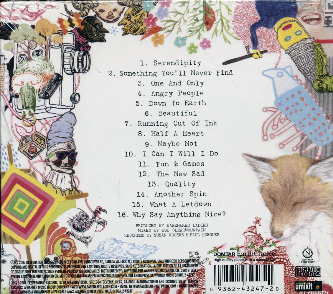 Barenaked Ladies - Barenaked Ladies Are Men Music CD