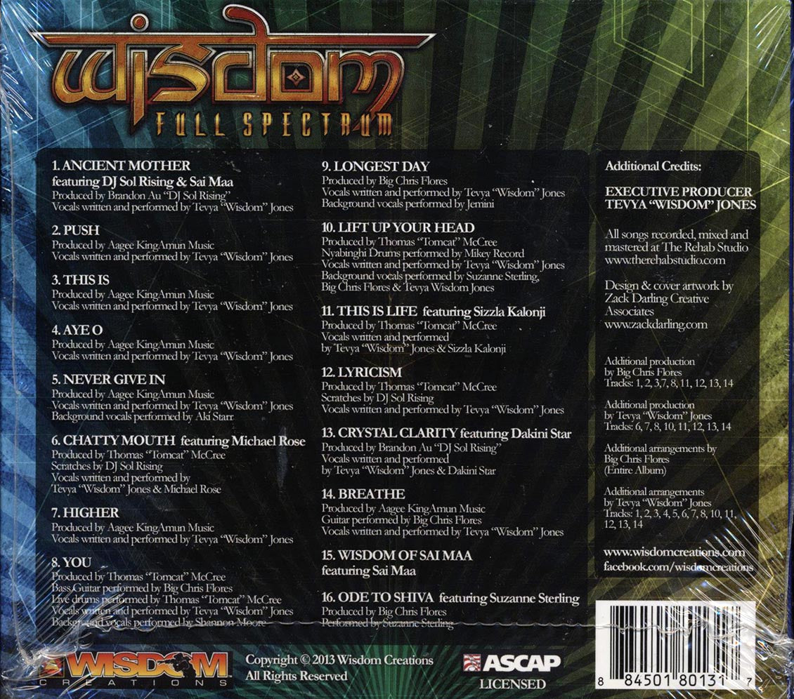 Wisdom - Full Spectrum Music CD