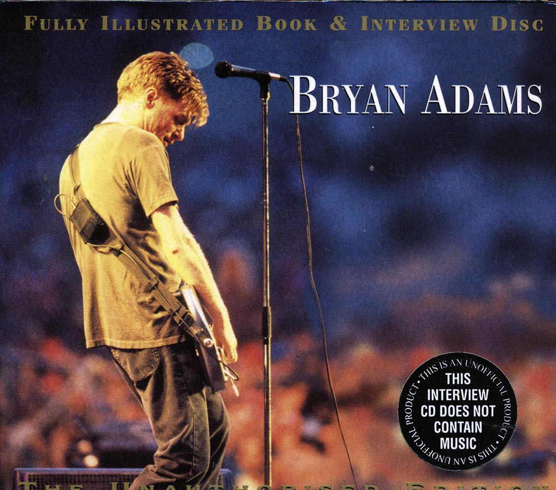 Bryan Adams - Fully Illustrated Book & Interview Disc Music CD