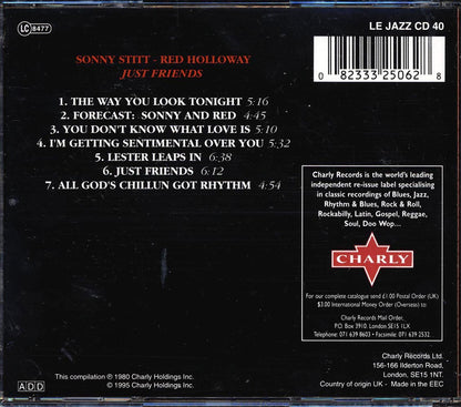 Sonny Stitt, Red Holloway - Just Friends Music CD