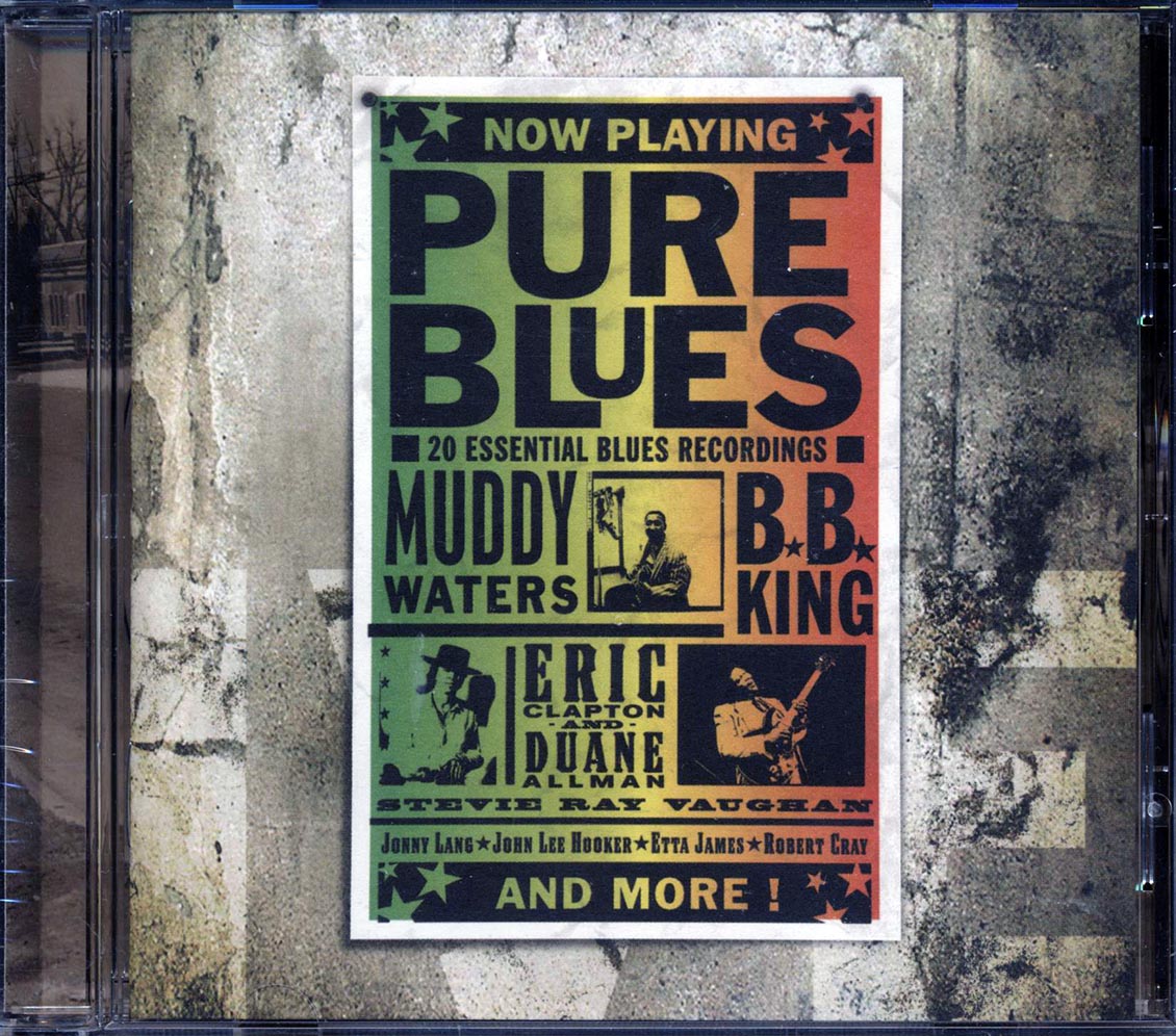 Eric Clapton, The Allman Brothers, Muddy Waters, Jimmy Reed, Etc. - Pure Blues (marked/ltd stock) Music CD