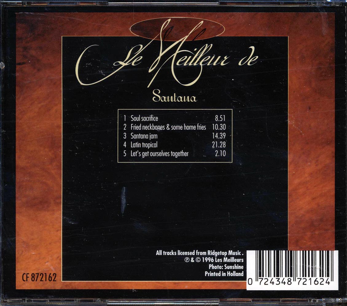 Santana - Le Meilleur De Santana Music CD