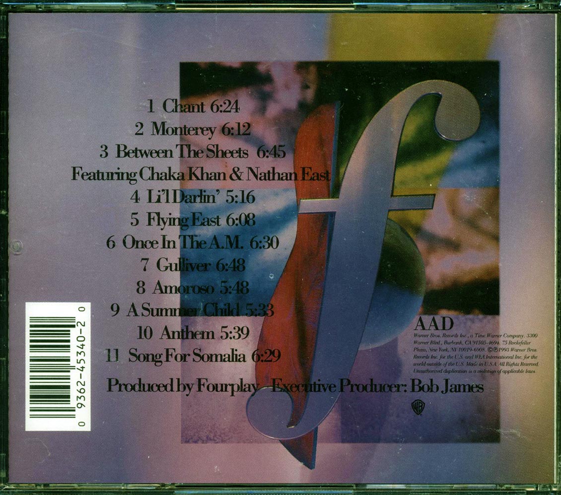 Fourplay - Between The Sheets Music CD