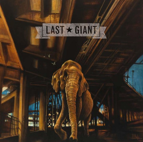 the album cover for Last Giant - Heavy Habitat