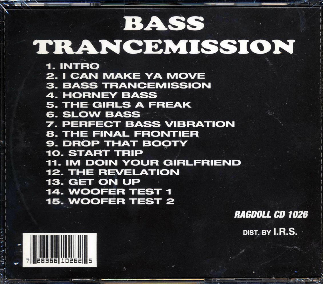 Statik AKA Adam Feinsilver - Bass Trancemission Music CD