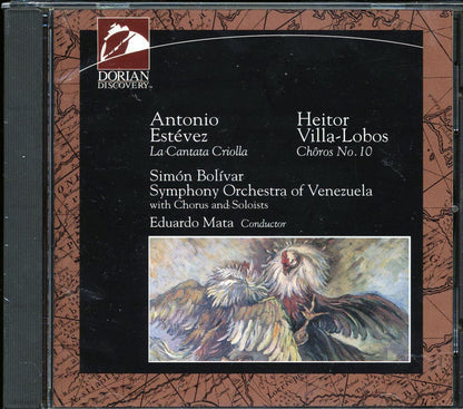 Simon Bolivar Symphony Orchestra Of Venezuela, Eduardo Mata - Estevez: La Cantata Criollo / Villa-Lobos: Choros No. 10 Music CD