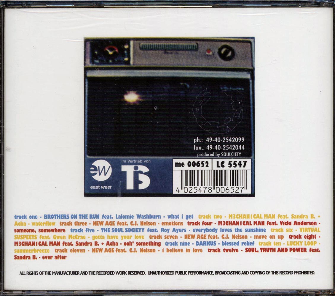 Brothers On The Run, Mechanical Man, New Age, Etc. - Futurized Funk Food Music CD