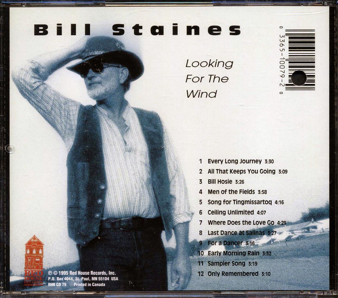 Bill Staines - Looking For The Wind (marked/ltd stock) Music CD