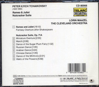 Tchaikovsky, Lorin Maazel, The Cleveland Orchestra - Romeo & Juliet / Nutcracker Suite Music CD