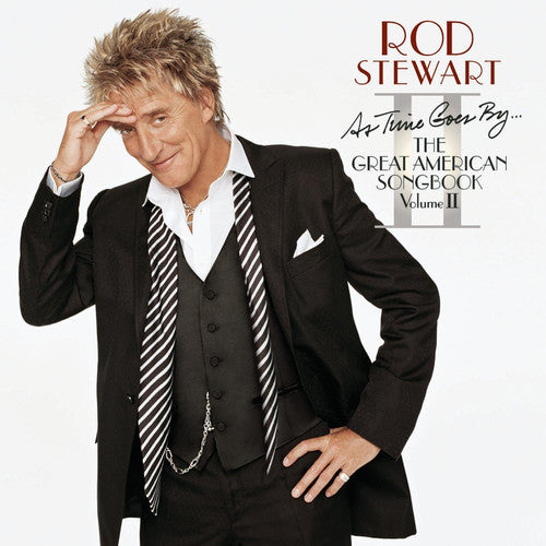 the album cover for Rod Stewart - As Time Goes By: The Great American Songbook 2