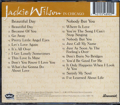 Jackie Wilson - Beautiful Day + Nobody But You (2 albums on 1 CD) (20 tracks) Music CD