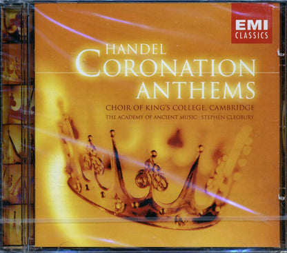 Handel, Choir Of King's College Cambridge, The Academy Of Ancient Music, Stephen Cleobury - Coronation Anthems Music CD