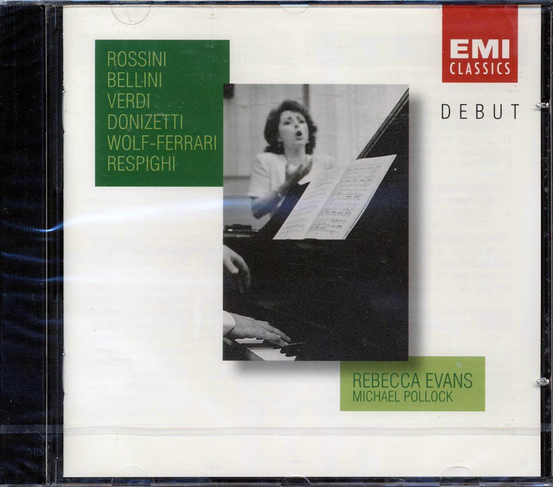 Rossini, Bellini, Verdi, Donizetti, Wolf-Ferrari, Respighi, Rebecca Evans - Songs (2xCD) Music CD