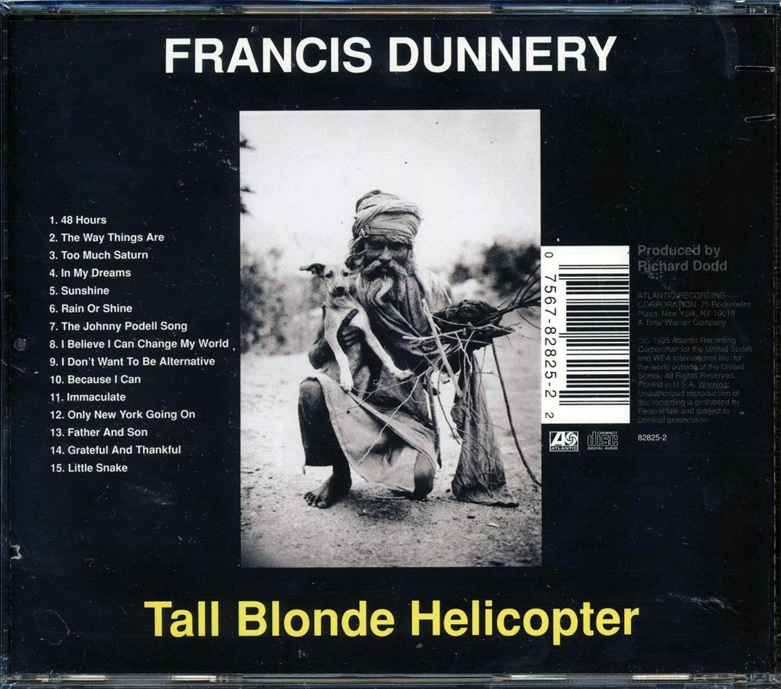 Francis Dunnery - Tall Blonde Helicopter Music CD