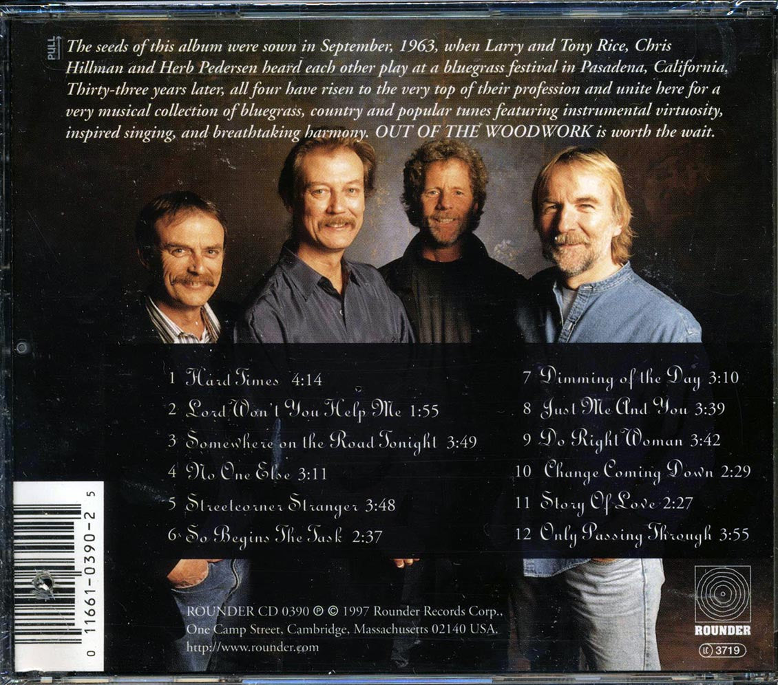 Rice Rice Hillman & Pedersen - Out Of The Woodwork (marked/ltd stock) Music CD