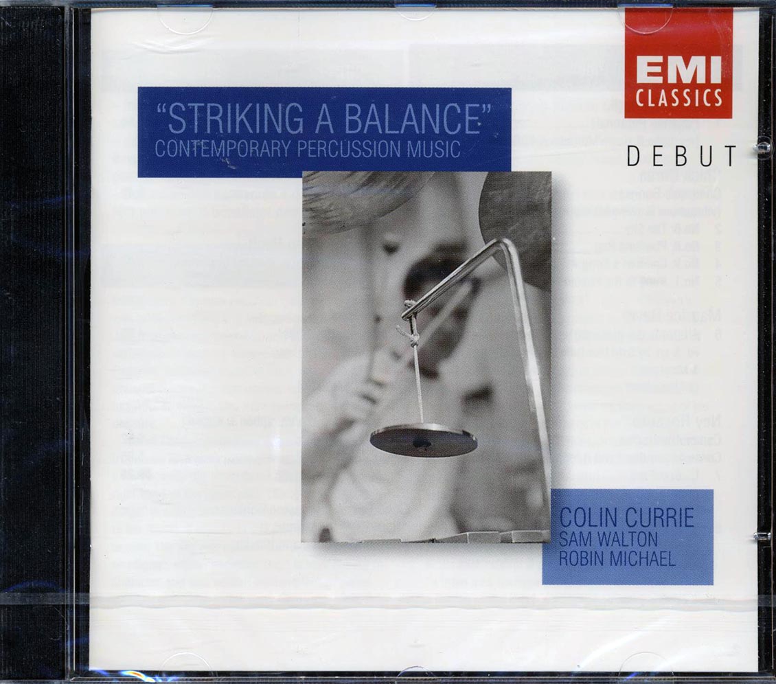 Bolin Currie, Sam Walton, Robin Michael - Striking A Blance: Contemporary Percussion Music Music CD
