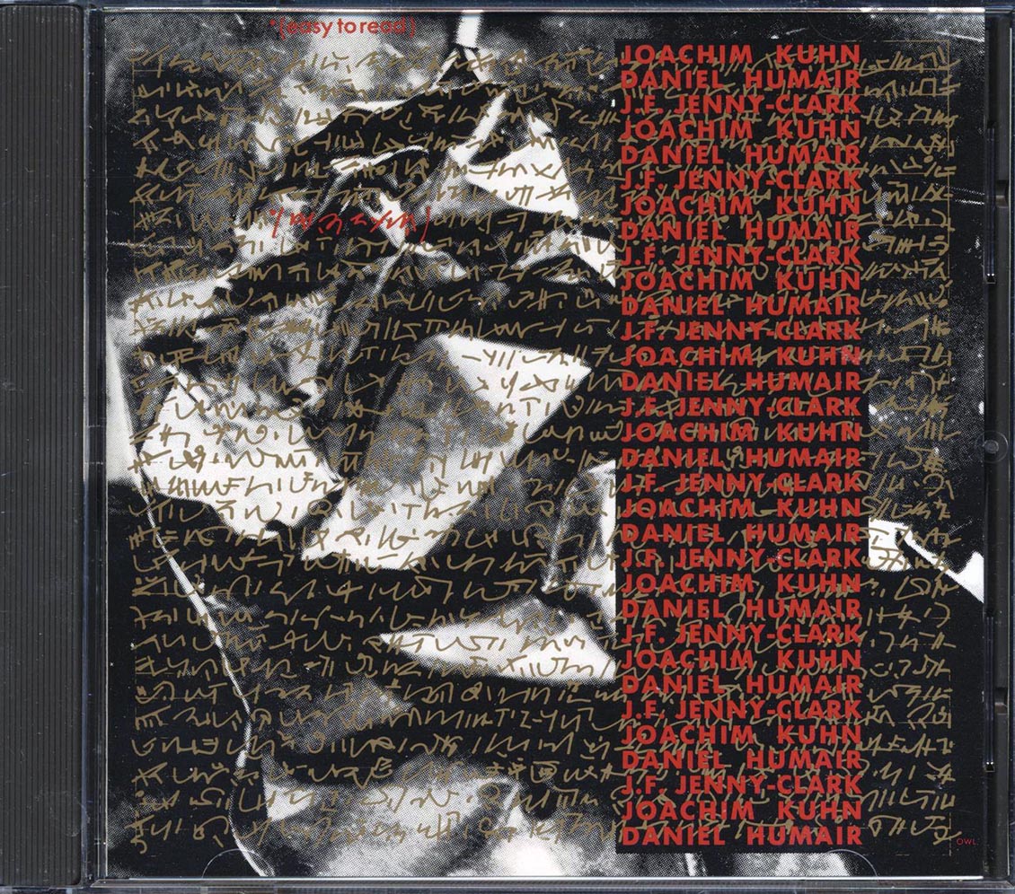 Joachim Kuhn, Daniel Humair, JF Jenny-Clark - Easy To Read (marked/ltd stock) Music CD