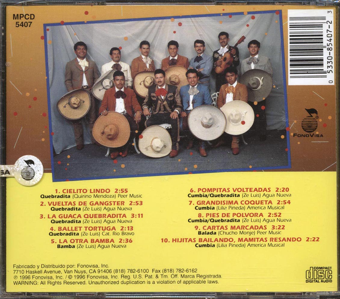 Mariachi Rancho Grande - Pies De Polvora (marked/ltd stock) Music CD