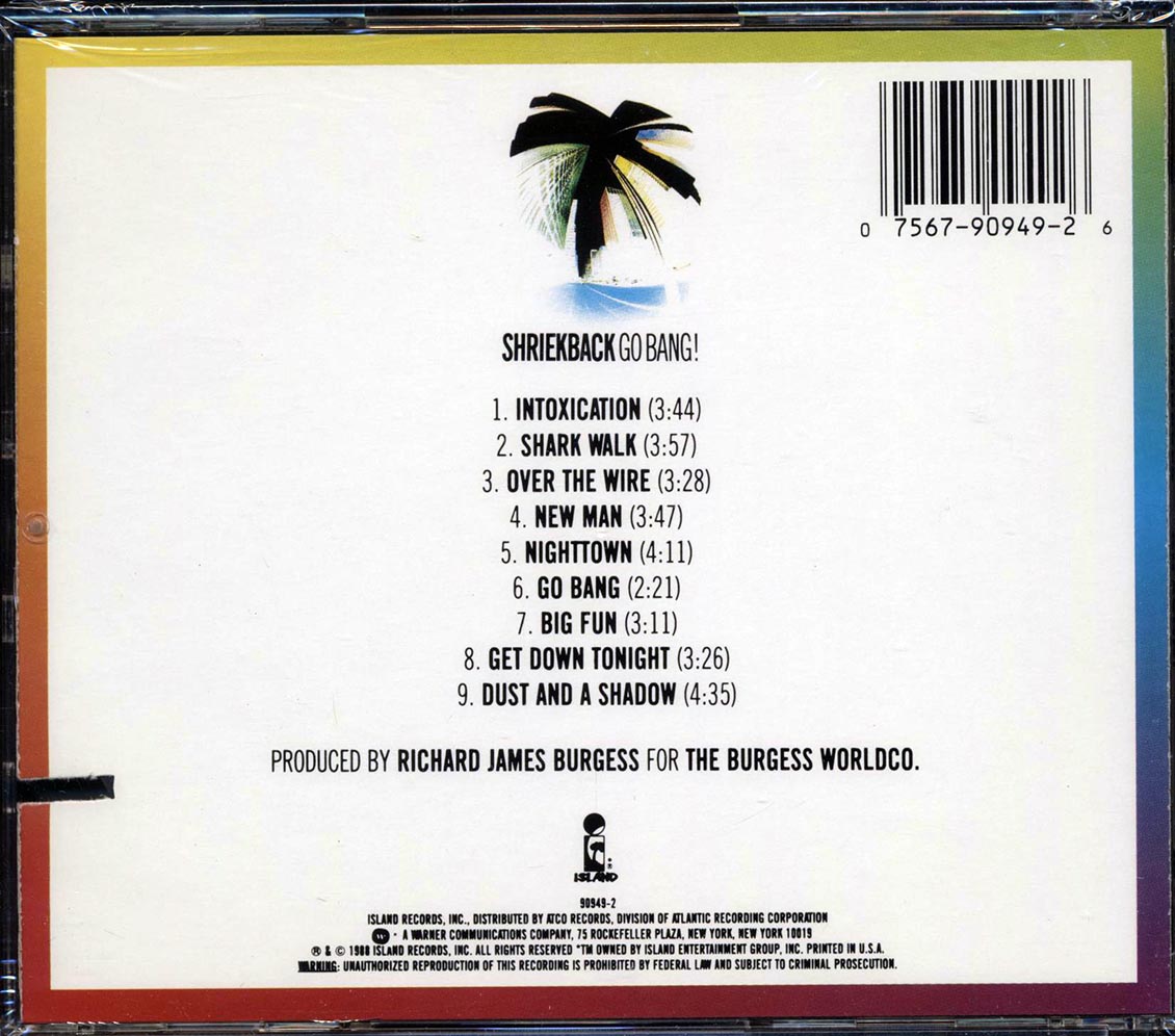 Shreikback Go Bang marked/ltd stock Music CD
