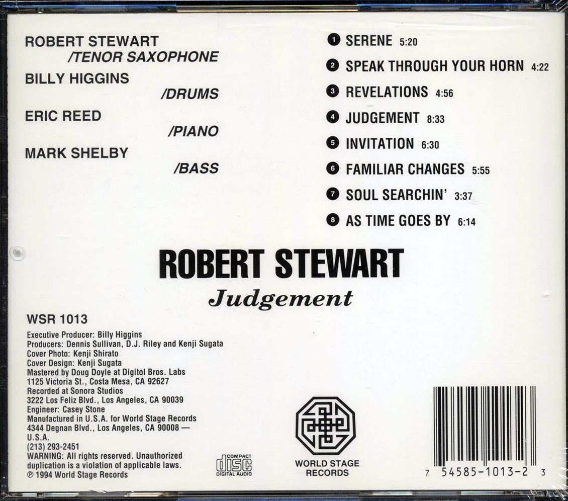Robert Stewart - Judgement Music CD