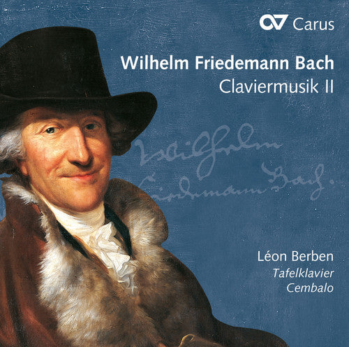 the album cover for Bach / Berben - Claviermusik 2