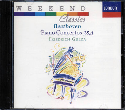 Beethoven, Friedrich Gulda - Piano Concertos 3 & 4 (marked/ltd stock) Music CD