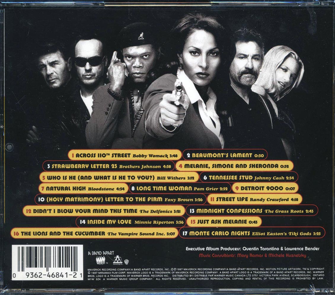 Bobby Womack, Samuel L Jackson, Robert De Niro, Etc. - Jackie Brown: Music From The Miramax Motion Picture Music CD