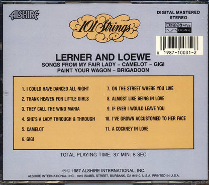 101 Strings - Lerner And Loewe Music CD