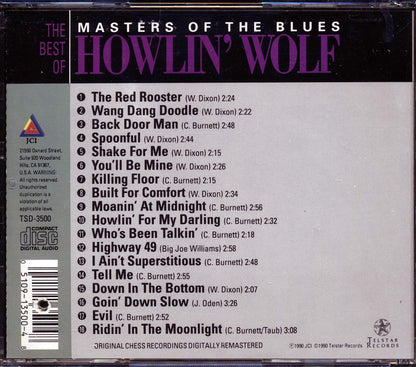 Howlin' Wolf - The Best Of Howlin' Wolf (marked/ltd stock) Music CD