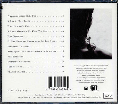 Jim Carroll - Praying Mantis Music CD