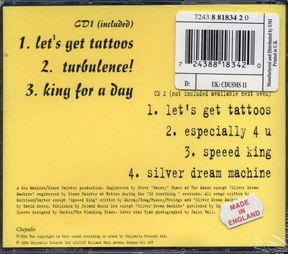 Carter The Unstoppable Sex Machine - Let's Get Tattoos Music CD