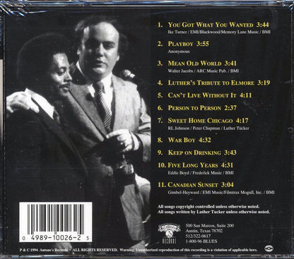 Luther Tucker - Sad Hours Music CD