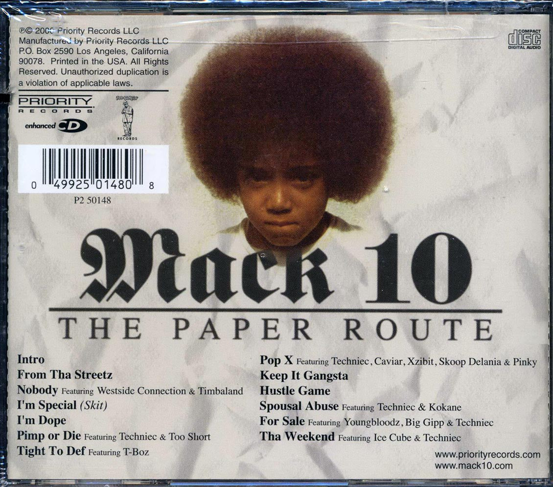 Mack 10 - The Paper Route (marked/ltd stock) Music CD
