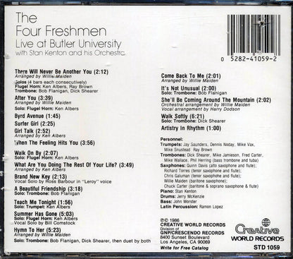 The Four Freshmen, Stan Kenton & His Orchestra - Live At Butler University Music CD