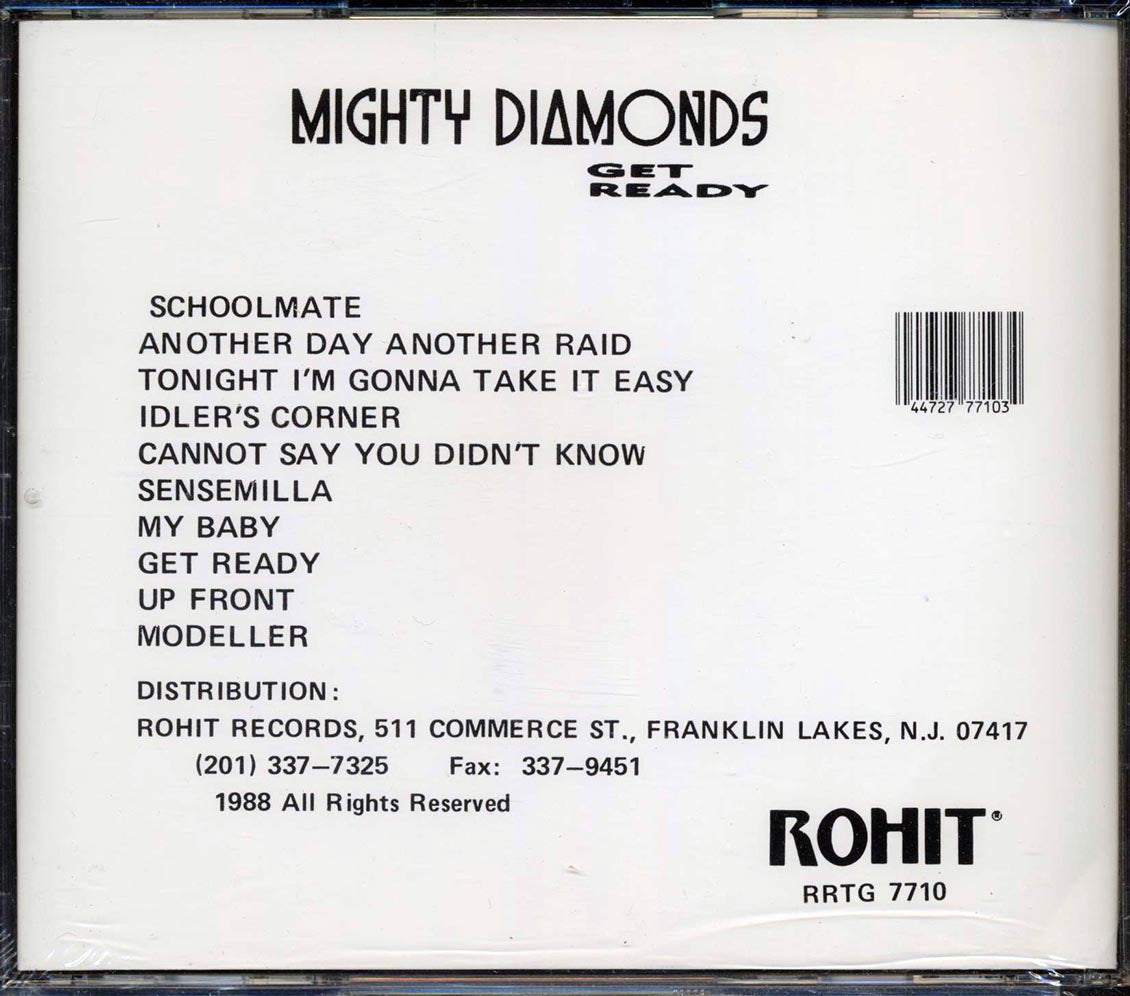 Mighty Diamonds - Get Ready Music CD