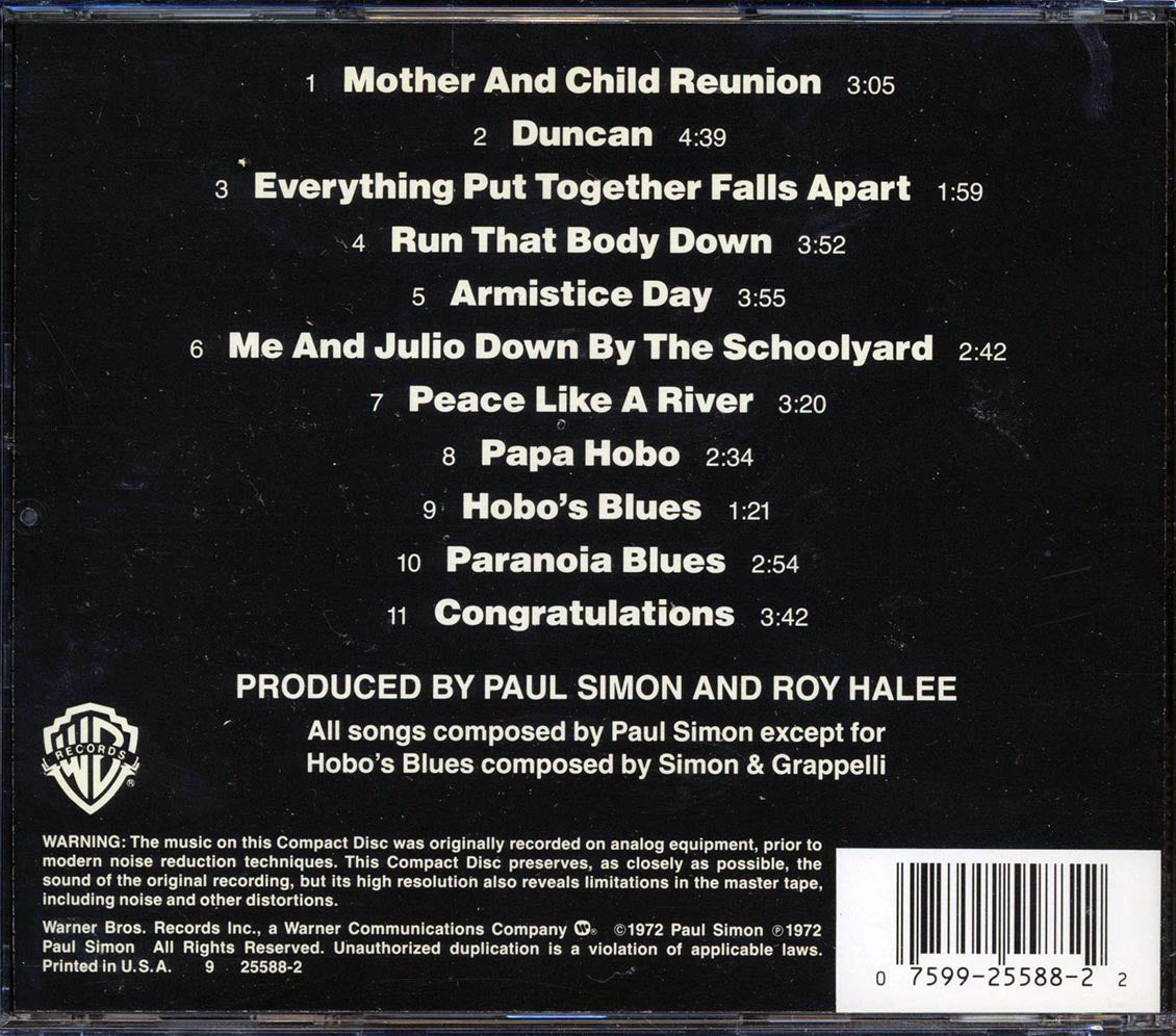Paul Simon - Paul Simon Music CD