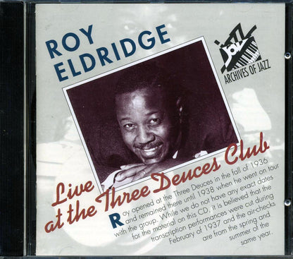 Roy Eldridge - Live At The Three Deuces Club Music CD