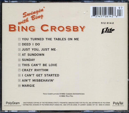 Bing Crosby - Swingin' With Bing Music CD