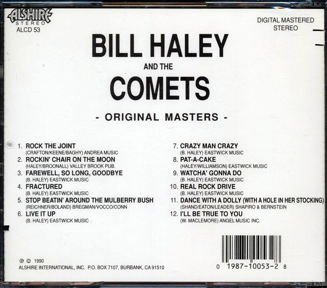 Bill Haley & The Comets - King Of Rock And Roll: Rock The Joint (Original Masters) (marked/ltd stock) Music CD